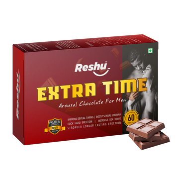 Reshu Extra Time Dark Chocolate (3 pcs) – Boost Stamina & Intimacy for Men